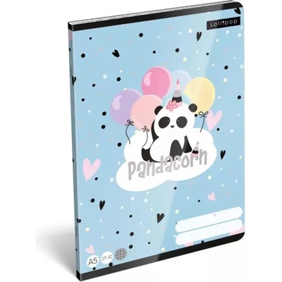 Lizzy Card Пандакорн: тетрадка с квадратчета, a5 (17656)