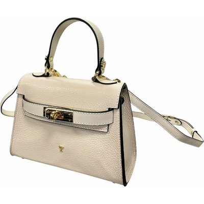 Bagger dámska malá kožená kabelka do ruky/crossbody bežová 0192