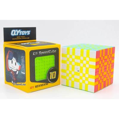 QiYi 10x10x10 veľká Rubikova kocka Stickerless