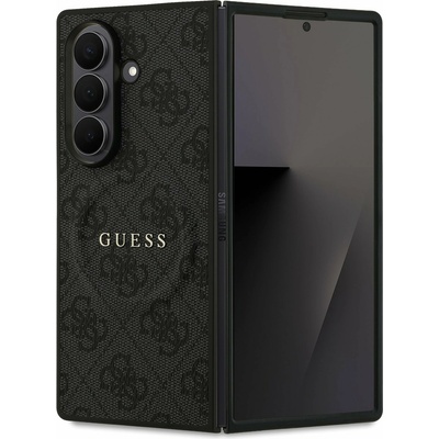 GUESS PU Leather 4G Colored Ring Magnetic Задна корица за Samsung Galaxy Z Fold 7 Black Guess | Cheren | МЪЖЕ | UNI