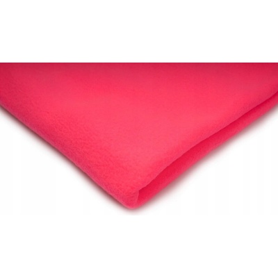 Polar fleece látka 200 g/m², šířka 150 cm, malinový neon, metráž