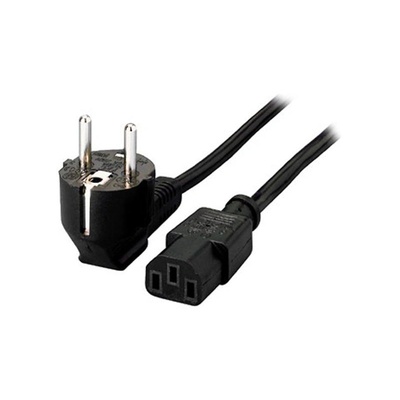 Equip 112120 захранващ кабел Черен 1, 8 м C13 разклонител CEE7/4 (112120) (112120)