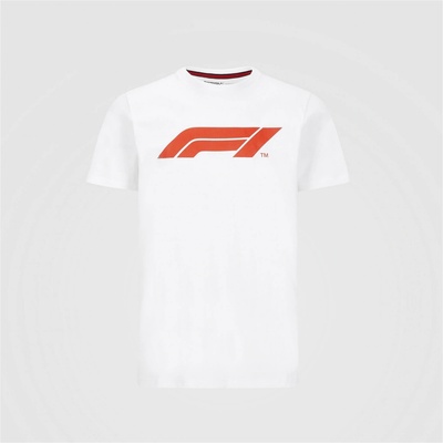 Puma F1 triko LOGO Large white