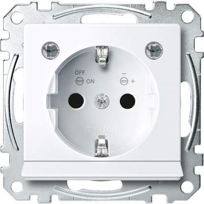 Merten zásuvka System M biela MEG2304-0325