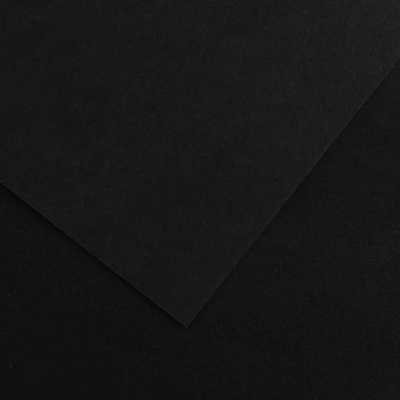 Canson farebný papier Vivaldi 50 x 65 cm 240 g 125H Čierna 38