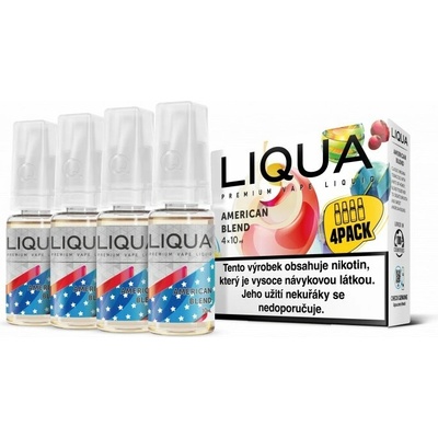 Ritchy LIQUA American Blend 4Pack 10 ml 3 mg