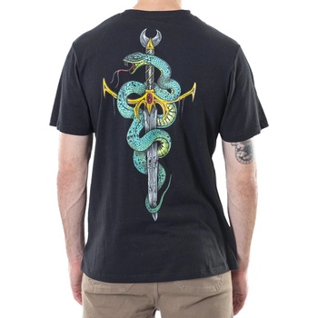 FALLEN тениска мъжка FALLEN - Venom Tee - Черно Зелено Chris Cole - FMU1RE09 ЧЕРНО ЗЕЛЕНО CHRIS