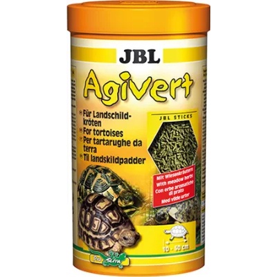 JBL Agivert - Балансирана храна за костенурки - пръчици с ливадни билки, 1000 мл