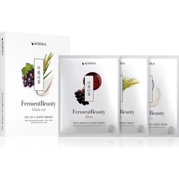 KORIKA FermentBeauty Mask Set комплект маски за лице