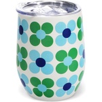 Rex London Чаша за път 350 ml Blue and green Daisy - Rex London (30723)