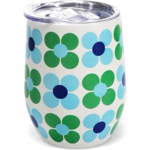 Rex London Чаша за път 350 ml Blue and green Daisy - Rex London (30723)