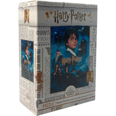 CurePink Harry Potter: Harry & Ron & Hermione Mladí čarodějové 70 x 50 cm 1000 dílků