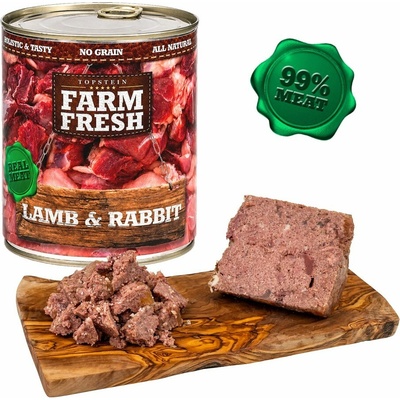 Topstein Farm Fresh jehněčí a králík 800 g