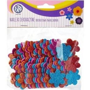 Astra Foam stickers -glitter florist ASTRA