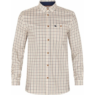Seeland Oxford pánská košile Classic blue-Merlot check modrá