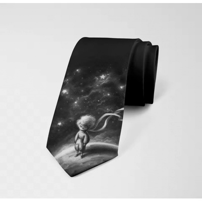 Decofashion Kravata Malý Princ černo-bílá
