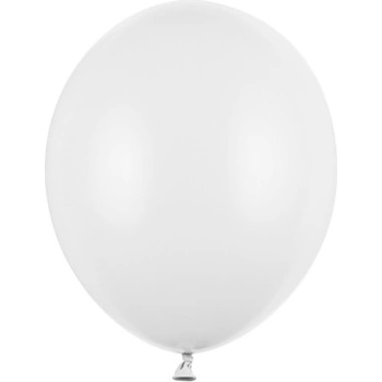 Party Deco Латексови Балони Пастел, Бяло, 12см
