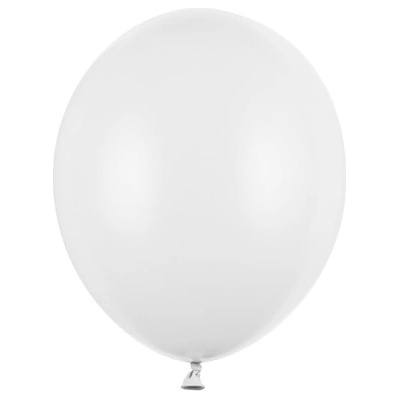 Party Deco Латексови Балони Пастел, Бяло, 12см