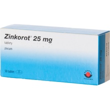 ZINKOROT POR 25MG TBL NOB 50