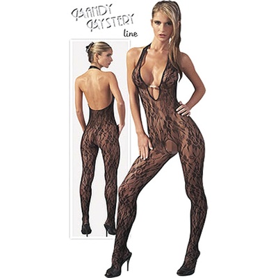 Catsuit schwarz Černá