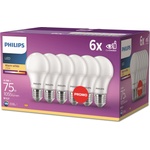 Philips LED Lamp 75W A60 E27 6-pack (8720169324671)
