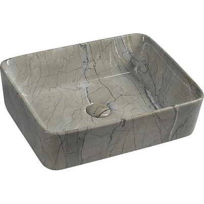SAPHO Dalma 48x38 cm grey marble (MM513)