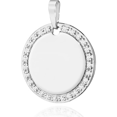 Blink Blink diamantový medajlón biele zlato 4608BDB