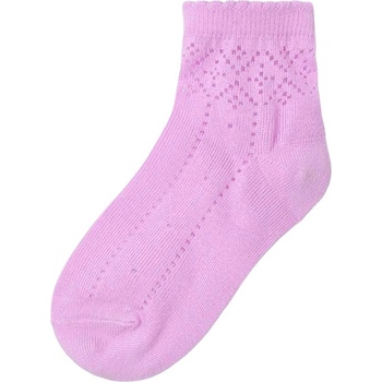 Mayoral Детски къси чорапи Mayoral - Ажурени, лилави, 8 г (25-10913-090-8)
