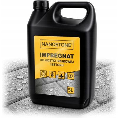 Impregnace Nanostone 5 l bezbarvá na betonu a dlažbu vodoodpudivá