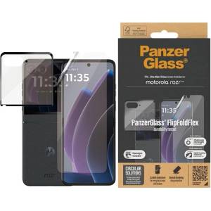 Panzer Стъклен протектор PanzerGlass - Ultra Wide Fit, Motorola Razr 50, прозрачен (5715685010729)