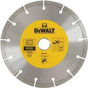 DEWALT - Диамантен режещ диск за твърди материали 180х22, 2 мм DT3721 (DT3721)