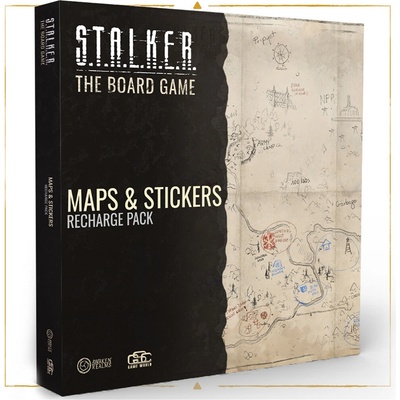 Awaken Realms S.T.A.L.K.E.R. The Board Game Maps & Stickers Recharge Pack