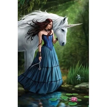 Image 1 of Milena Style Горска фея - диамантен гоблен