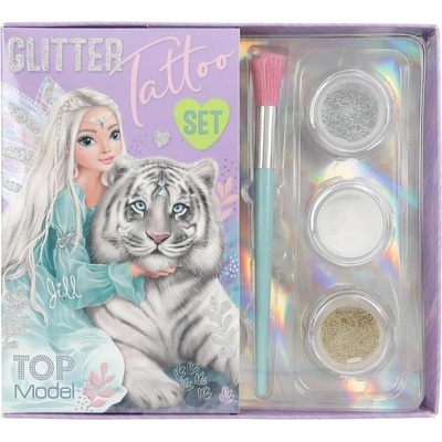 Depesche Topmodel Glitter Tattoo Set Fantasy Tiger (0412518)