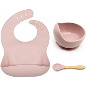 Babyhome Силиконов Еко сет от 3 части Цвят РОЗОВ (br30)