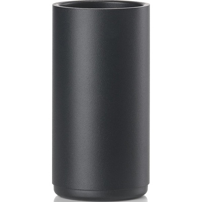 Zone Чаша за четка за зъби RIM 14 cм, черна, алуминий, Zone Denmark (ZO14649)