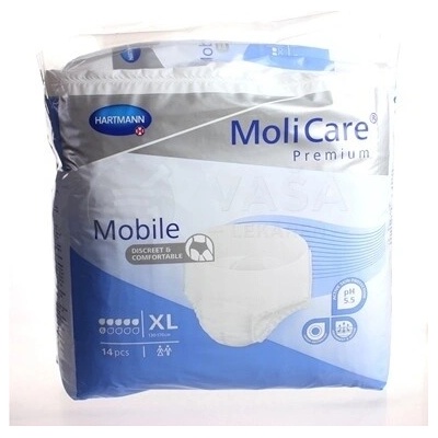 MoliCare Premium Mobile 6 kvapiek XL Naťahovacie plienkové nohavičky 14 ks