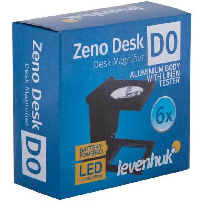 Лупа Levenhuk Zeno Desk D0, 2 светодиодни лампи, 30mm диаметър на лещата (71205)