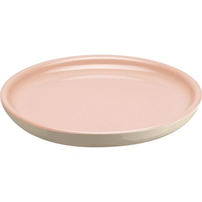 Emile henry (Франция) Керамична чиния emile henry dessert plate десертна - цвят розово и екрю (eh 8918-r4)