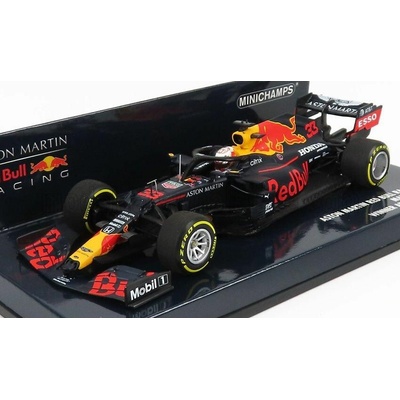 MINICHAMPS RED BULL F1 RB16 HONDA TEAM ASTON MARTIN N 33 WINNER ABU DHABI GP 2020 MAX VERSTAPPEN - MATT BLUE RED YELLOW 1:43