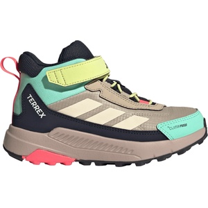 adidas Terrex Детски туристически обувки adidas Terrex Kid's Anylander Mid ClimaProof CF Walking boots - Khaki Three / Wonder White / Legend Ink - размер 30, 5 (EU) (702-5786-0215)