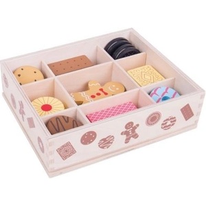 Bigjigs Toys Дървена кутия с бисквитки (bj470)