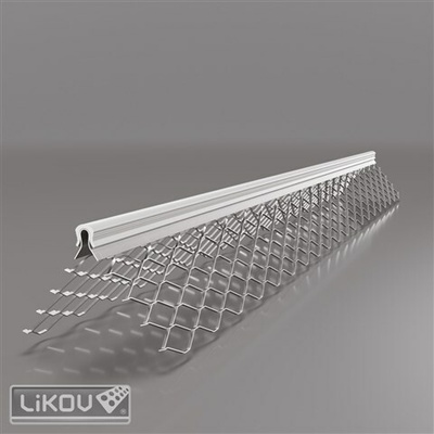 LIKOV Roh s PVC hranou - tahokov CATNIC PZE-RTC pro omítky tl. 15mm délka 2,5m
