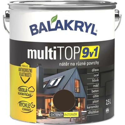 Balakryl MultiTOP 9v1 hnědá 2,5 L