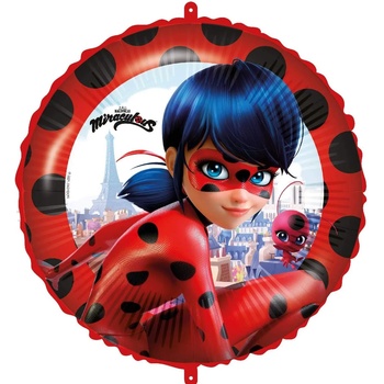Image 1 of Procos Балон от фолио - Miraculous Ladybug кръг 46 см