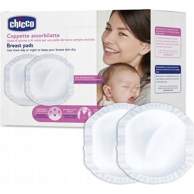 Chicco Antibakteriálne tampóny do podprsenky 60 ks