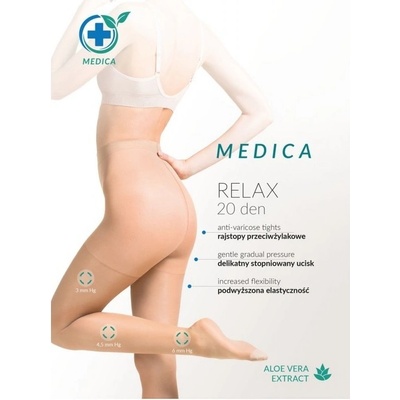 Gabriella punčochové kalhoty MEDICA RELAX 20 DEN grafit