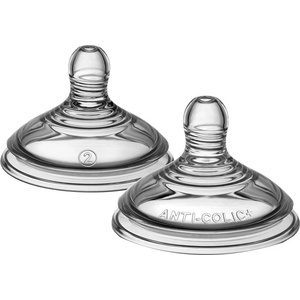 Tommee Tippee Комплект биберони Tommee Tippee - Advanced Anti-Colic+ Medium, 2 капки, 3м+, 2 броя (TT.0007) - baby