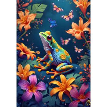 Alipson Puzzle - Puzzle The Frog and the Butterfly Ball - 1 000 piese