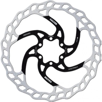 Galfer DB002W2 Fixed Wave 160 mm 6 dier strieborno-čierna